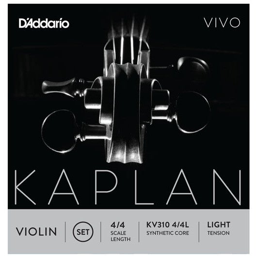 D'Addario Kaplan Vivo KV310 4/4 Light violin string set D'Addario Kaplan Vivo KV310 4/4 Light violin string set von D'Addario
