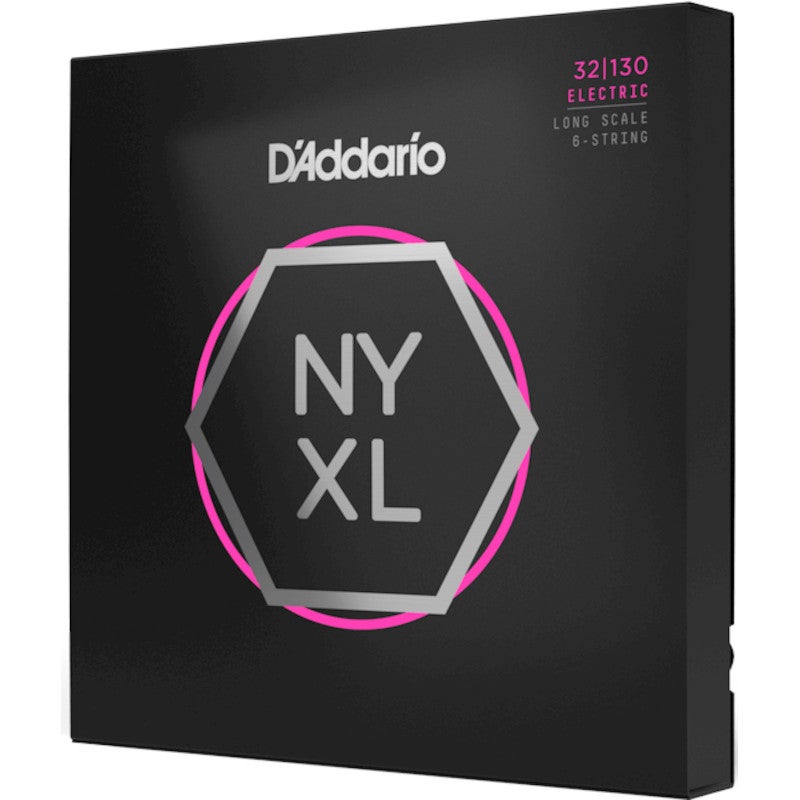 D'Addario NYXL32130 Nickel Plated Steel Regular Light 32-130 6-String Bass Guitar Strings D'Addario NYXL32130 Nickel Plated Steel Regular Light 32-130 6-String Bass Guitar Strings von D'Addario