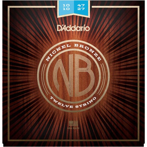 D'Addario Nickel Bronze Twelve String Saitensatz für Westerngitarre D'Addario Nickel Bronze Twelve String Saitensatz für Westerngitarre von D'Addario