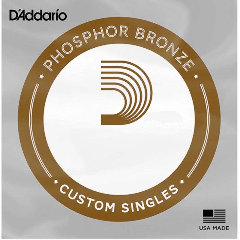 D&apos;Addario PB017 Phosphor Bronze Wound Acoustic Guitar String .017 losse snaar voor westerngitaar von D&apos;Addario