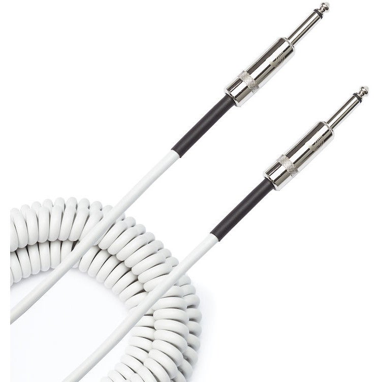 D&apos;Addario PW-CDG-30WH Coiled Instruments Cable (White, 9m) von D&apos;Addario