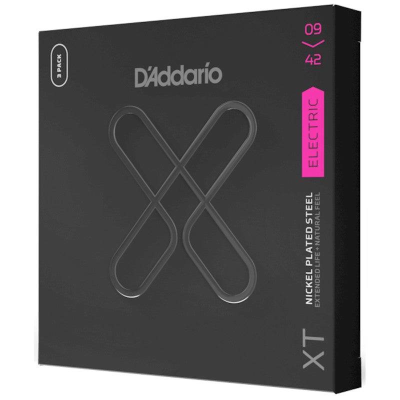 D&apos;Addario XTE0942-3P XT Electric Nickel Plated Steel Super Light 09-42 Electric Guitar Strings (x3 Packs) von D&apos;Addario