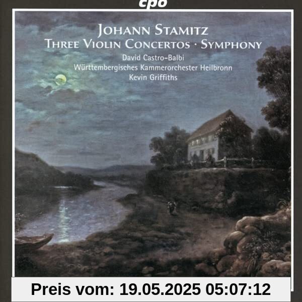 Violinkonzerte 2,3 und 4; Symphonie Es-Dur Violinkonzerte 2,3 und 4; Symphonie Es-Dur von D.Castro-Balbi; Kevin Griffiths; Württemberg.Ko