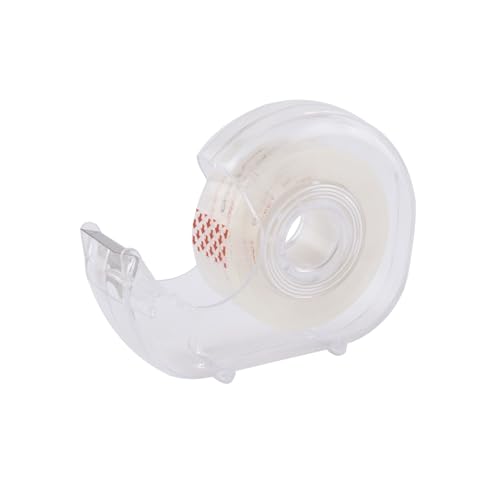 D.RECT Durchsichtiges Klebeband 40Mic. Größe 19Mm X 33M Mit Dispenser von D.RECT