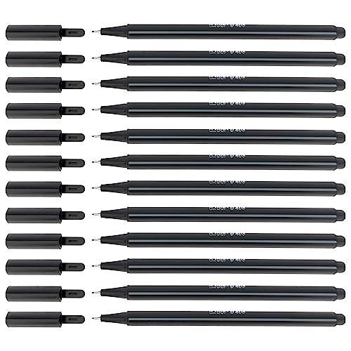 D.RECT Fineliner Set 12 Stück - Filzstift Für Den Täglichen Gebrauch Geeignet - Feinleiner Stift - Superfeine, Linienbreite Ca. 0.4 mm - Schwarz D.RECT Fineliner Set 12 Stück - Filzstift Für Den Täglichen Gebrauch Geeignet - Feinleiner Stift - Superfeine, Linienbreite Ca. 0.4 mm - Schwarz von D.RECT