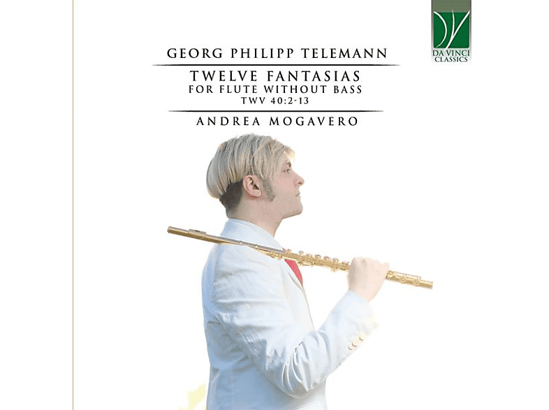 Andrea Mogavero - TELEMANN TWELVE FANTASIAS FOR FLUTE WITHOUT BASS (CD) von DA VINCI C