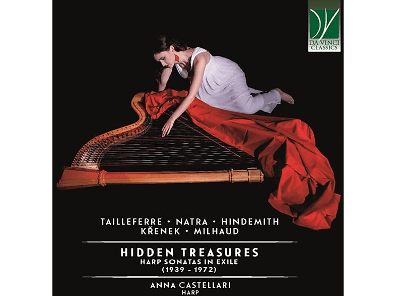 Anna Castellari - Hidden Treasures: Harp Sonatas in Exile (1939-72) (CD) von DA VINCI C