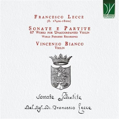 Sonate E Partite (67 Works for Unaccompanied Violin) von DA VINCI