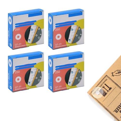 1000 Stück 15mm Lochverstärker Selbstklebend,Lochverstärker,Lochverstärker Selbstklebend Transparent,Ringlochverstärker,Lochverstärkungsringe,Verstärkungsringe Lochverstärker von DAAIZIII
