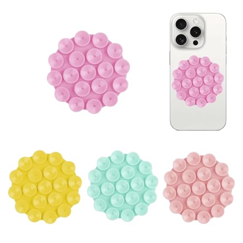 Octobuddy 4 Stück Silikon Saugnäpfe - Handy Saugnapf für Selfies und Videos, Glas oder Spiegel Octobuddy 4 Stück Silikon Saugnäpfe - Handy Saugnapf für Selfies und Videos, Glas oder Spiegel von DAAIZIII
