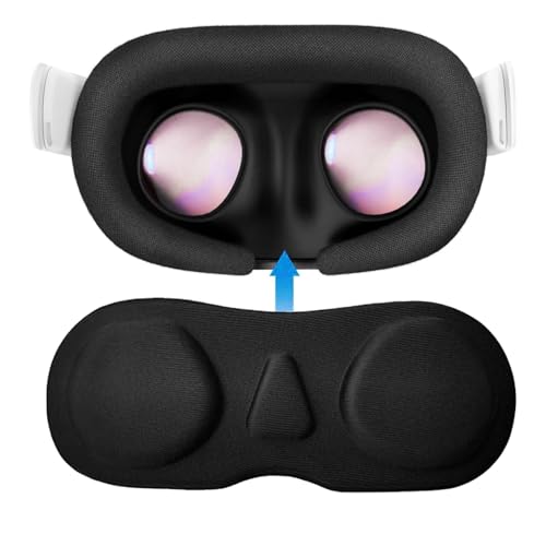Objektivschutz Objektivabdeckung,Linsenschutz Für 3,Kompatibel Mit Quest 3 Face Cover Quest 3 Brille Quest 2 Quest Pico 4,Premium-Schaum,Perfekte Passform,Schwarz Objektivschutz Objektivabdeckung,Linsenschutz Für 3,Kompatibel Mit Quest 3 Face Cover Quest 3 Brille Quest 2 Quest Pico 4,Premium-Schaum,Perfekte Passform,Schwarz von DAAIZIII