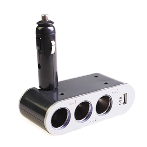 12 V/24 V Ladeadapter Splitter 60W 3 Sockel Ladeadapteradapter Mit USB Portadapter Für Telefon 12 V/24 V Ladeadapter Splitter 60W 3 Sockel Ladeadapteradapter Mit USB Portadapter Für Telefon von DABAIXIONG