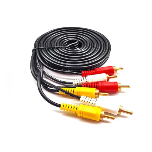 3RCA Bis 3RCA Video Stereo Sound Cable Male Männlich Für DVDs Und Gaming Konsolen 3RCA Bis 3RCA Video Stereo Sound Cable Male Männlich Für DVDs Und Gaming Konsolen von DABAIXIONG