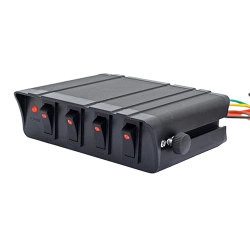 4 Bandenkippschalter Box Mit Vereinfachten Verkabelung Wasserdichte Schalter Panel Allgemeine Schalter Box ABS Für Die Automobilanlage 4 Bandenkippschalter Box Mit Vereinfachten Verkabelung Wasserdichte Schalter Panel Allgemeine Schalter Box ABS Für Die Automobilanlage von DABAIXIONG