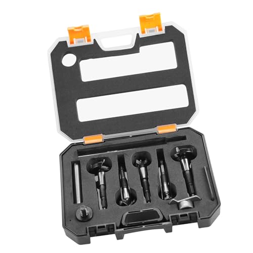5pcs Kohlenstoffstahl Bohrbohrer Teile Holzbearbeitung Loch Säge Holzschneider Werkzeug Mit Aufbewahrungskoffer 5pcs Kohlenstoffstahl Bohrbohrer Teile Holzbearbeitung Loch Säge Holzschneider Werkzeug Mit Aufbewahrungskoffer von DABAIXIONG
