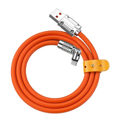 DABAIXIONG 180+360 Rotatable 120W Superschnelles Ladekabel Kabel Flüssigkeit Silikon Mobile Spiel USB C Ladelbogenkabel Für Spiel DABAIXIONG 180+360 Rotatable 120W Superschnelles Ladekabel Kabel Flüssigkeit Silikon Mobile Spiel USB C Ladelbogenkabel Für Spiel von DABAIXIONG