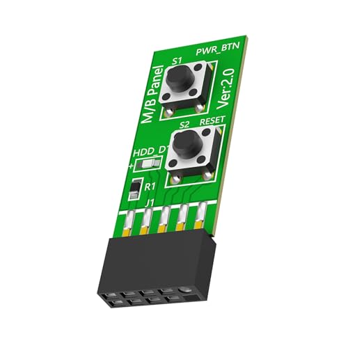 DABAIXIONG 2x5pin Bis Zurückzusetzen Taste+EIN Und Ausschaltungsschaltplatine Adapter Mit LED Anzeigen Für Desktop PC Für Win7/10/11 DABAIXIONG 2x5pin Bis Zurückzusetzen Taste+EIN Und Ausschaltungsschaltplatine Adapter Mit LED Anzeigen Für Desktop PC Für Win7/10/11 von DABAIXIONG
