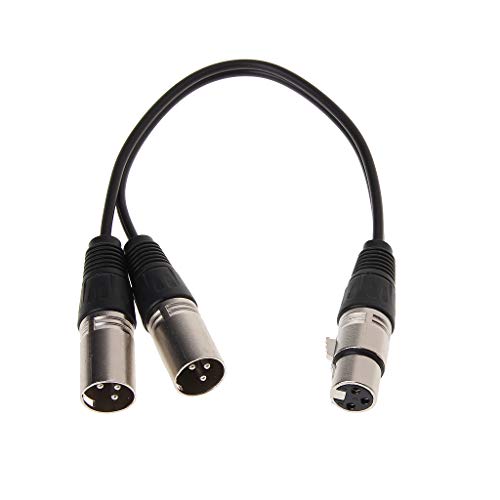 DABAIXIONG 3-pin XLR Männlich Zu XLR Audioadapterkabel Für Weibliche Y Splitter Für Mikrofon DABAIXIONG 3-pin XLR Männlich Zu XLR Audioadapterkabel Für Weibliche Y Splitter Für Mikrofon von DABAIXIONG