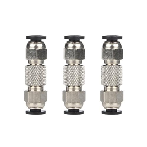 DABAIXIONG 3pcs PTFE Schlauch Gerade Pneumatisches PTFE Röhrchen Anpassungsstecker Für X1C 3D Drucker 1 75 Mm Filament von DABAIXIONG