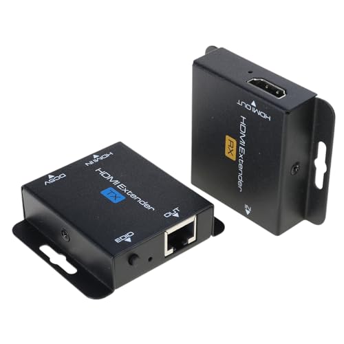 DABAIXIONG Kompatibler Extender 60 Meter RJ45-Netzwerksignalerweiterung RX+TX Sync 1080p Hochdefinitionsvideo Ohne Verzögerung von DABAIXIONG