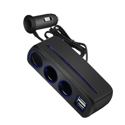 DABAIXIONG Mehrere Geräteauto Ladestation Mit 3 Sockel Und 2 USB Port Zigaretten Leichterer Splitter Für Smartphones Tablets DABAIXIONG Mehrere Geräteauto Ladestation Mit 3 Sockel Und 2 USB Port Zigaretten Leichterer Splitter Für Smartphones Tablets von DABAIXIONG