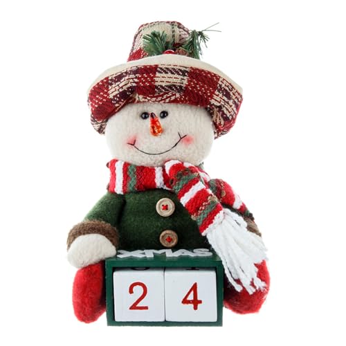 Festival Count Down Kalender Mit Weihnachtsmann Und Schneemann Plüsch Figur Farbige Weihnachtsdekoration Ornament Mit Zahlenquadraten Festival Count Down Kalender Mit Weihnachtsmann Und Schneemann Plüsch Figur Farbige Weihnachtsdekoration Ornament Mit Zahlenquadraten von DABAIXIONG