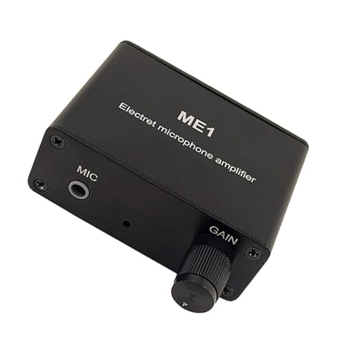 ME1 Vorverstärker Mischmodul MIC Verstärker Mit Kopfhörerüberwachungsfähigkeit DC5-12V Strom Für Bühnenausrüstung von DABAIXIONG