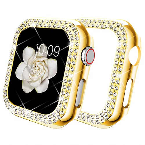 DABAOZA Apple Watch Bumper 40 mm, glitzernde Schutzhülle für iWatch Serie 10, 9, 8, 7, 6, SE 5, 4, 3, 2, 1 Ultra, ohne Displayschutz, 40 mm, Goldfarben DABAOZA Apple Watch Bumper 40 mm, glitzernde Schutzhülle für iWatch Serie 10, 9, 8, 7, 6, SE 5, 4, 3, 2, 1 Ultra, ohne Displayschutz, 40 mm, Goldfarben von DABAOZA