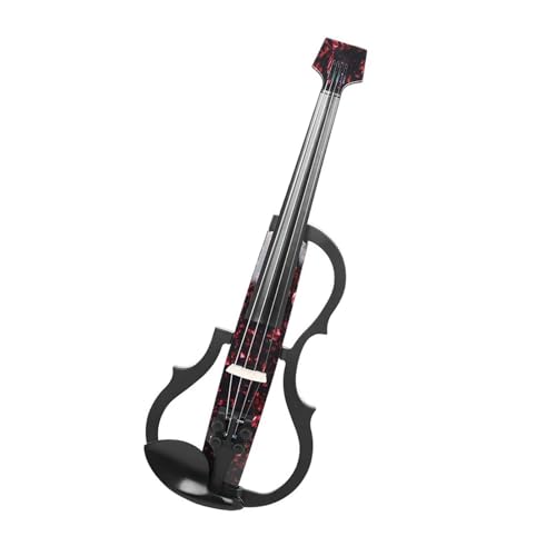 DABAUR Violinenset 4/4 Elektrische Violine Carbon Fiber Professionelle Schulter Pad Kopfhörer Audio Kabel von DABAUR