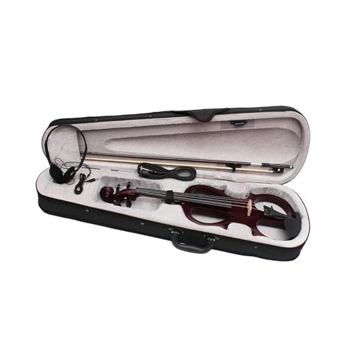 Violinenset 4/4 Elektrische Violine Ahorn Korpus Mit Bogen Fall Kopfhörer Kabel Teile Und Zubehör Violinenset 4/4 Elektrische Violine Ahorn Korpus Mit Bogen Fall Kopfhörer Kabel Teile Und Zubehör von DABAUR