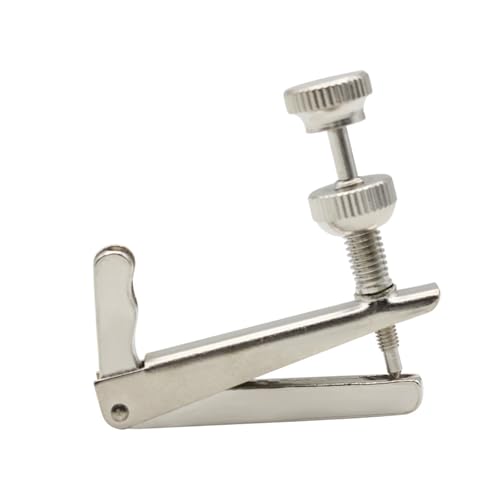 Violinenzubehör Violine 4er Pack 1/2 Metall Stimmgerät Zubehör(Silver,1/2) von DABAUR