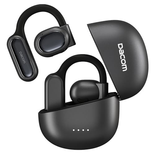 DACOM H11 Bluetooth Kopfhörer Sport,16.2mm Kabellos Bluetooth 5.3, Open Ear Kopfhörer Bluetooth mit Mikrofon, 45H Spielzeit Touch-Steuerung Ohrhörer ENC Noise Cancelling von DACOM