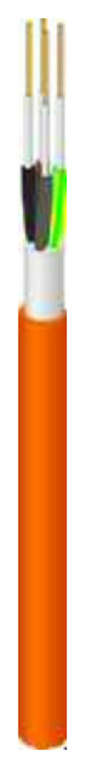NHXH-J 4X1,5 RE FE180 E30 orange (1m) von DÄTWYLER