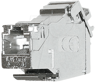 UNILAN 440005 - RJ45 Modul geschirmt Cat.6a/E, 180° Montageart von DAETWYLER