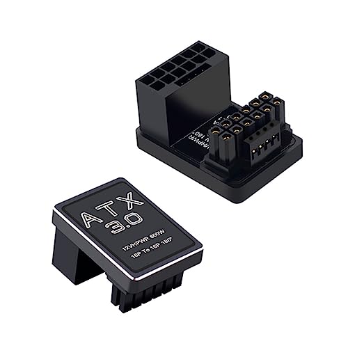 DAGIJIRD ATX3.0 12VHPWR 180 abgewinkelter Drehstecker 16P auf 16P GPU Stromanschluss 600W Netzteil für RTX 3090Ti 4070Ti 4080 4090 Grafikkarte GPU DAGIJIRD ATX3.0 12VHPWR 180 abgewinkelter Drehstecker 16P auf 16P GPU Stromanschluss 600W Netzteil für RTX 3090Ti 4070Ti 4080 4090 Grafikkarte GPU von DAGIJIRD