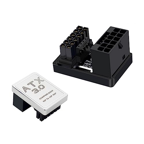 DAGIJIRD ATX3.0 12VHPWR 180 abgewinkelter Drehstecker 16P auf 16P GPU Stromanschluss 600W Netzteil für RTX 3090Ti 4070Ti 4080 4090 Grafikkarte GPU von DAGIJIRD