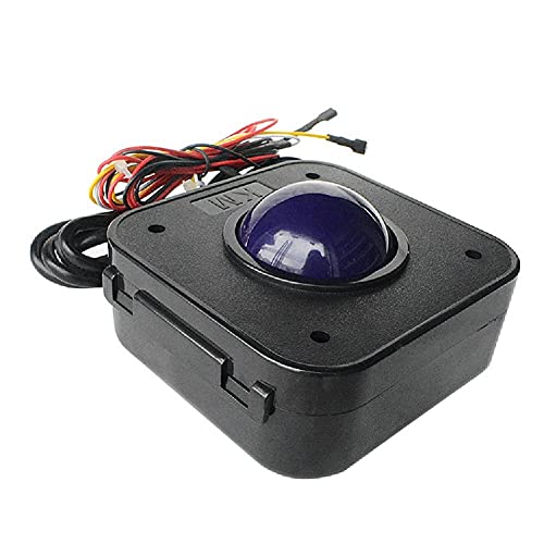 DAGIJIRD Trackball-Maus mit 4 Schrauben, Ersatzteile für Arcade-Spiele, Violett, 1 Stück von DAGIJIRD