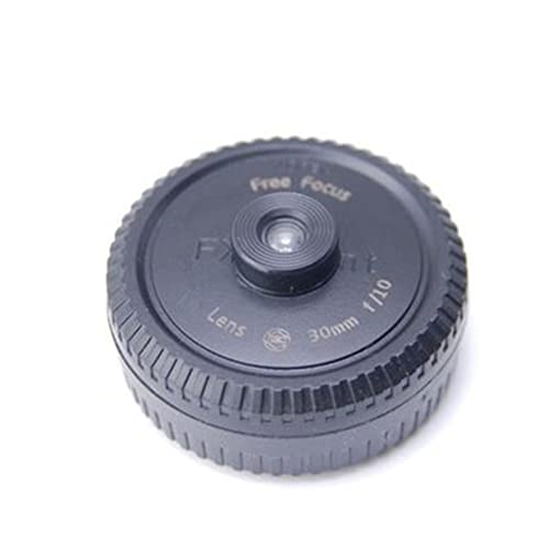 Kameragehäusedeckel-Objektiv, 30 mm, F10, Pancake-Objektiv, Weitwinkel, ultradünn, fokussierfreier Ersatz für Fujifilm (FX-Mount) von DAGIJIRD