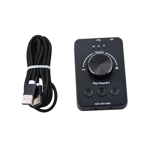 Lautstärkeregler Multimedia USB Controller Knopf PC Computer Lautsprecher Audio Einsteller Lautstärkeregler, One-Key Stummschalttaste von DAGIJIRD