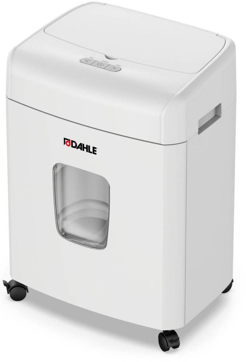 DAHLE ShredMATIC 90 Aktenvernichter mit Partikelschnitt bis 90 Blatt lichtgrau von DAHLE