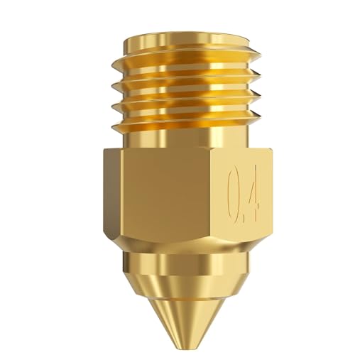 10 Stück for Ender-5 Max Messingdüsen-Kit, hohe Wärmeleitfähigkeit, Härte, weniger Verstopfung, keine Leckage for Ender-5 Max 3D von DAIHAOEE