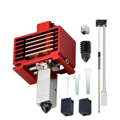 For TZ 3.0 3D-Drucker-Upgrade V3.0-Version Hotend Gehärtete Stahldüse Bi-Metall-Heatblock for Bambus X1 X1C Hot-End-Kit Fit P1P(FOR P1S) von DAIHAOEE