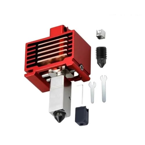 For TZ 3.0 3D-Drucker-Upgrade V3.0-Version Hotend Gehärtete Stahldüse Bi-Metall-Heatblock for Bambus X1 X1C Hot-End-Kit Fit P1P(FOR TZ V3.0) von DAIHAOEE