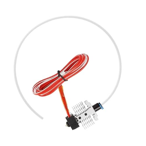 Hotend montiert mit Heizpatrone und Thermistor for Ender 3 Neo, for Ender 3 V2 Neo, for Ender 3 Max Neo 3D-Drucker(With White Tube) von DAIHAOEE