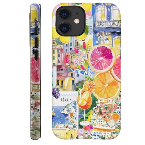 DAIZAG Schutzhülle kompatibel mit iPhone 11, strapazierfähiger Stoßschutz für Mädchen und Frauen, Zitronencollage, Sommer DAIZAG Schutzhülle kompatibel mit iPhone 11, strapazierfähiger Stoßschutz für Mädchen und Frauen, Zitronencollage, Sommer von DAIZAG
