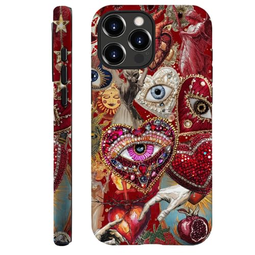 DAIZAG Schutzhülle kompatibel mit iPhone 11 Pro, langlebig, stoßfest, für Mädchen und Frauen, Vintage-Collage, rotes Mosaikkunst DAIZAG Schutzhülle kompatibel mit iPhone 11 Pro, langlebig, stoßfest, für Mädchen und Frauen, Vintage-Collage, rotes Mosaikkunst von DAIZAG
