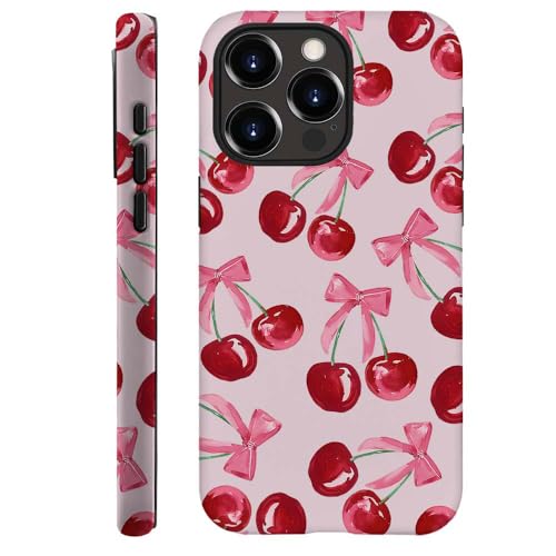 DAIZAG Schutzhülle kompatibel mit iPhone 13 Pro Max, rosa Schleife, Kirsche, bunte Handyhülle für iPhone 13 Pro Max, für Mädchen, Frauen, Jungen, Männer DAIZAG Schutzhülle kompatibel mit iPhone 13 Pro Max, rosa Schleife, Kirsche, bunte Handyhülle für iPhone 13 Pro Max, für Mädchen, Frauen, Jungen, Männer von DAIZAG