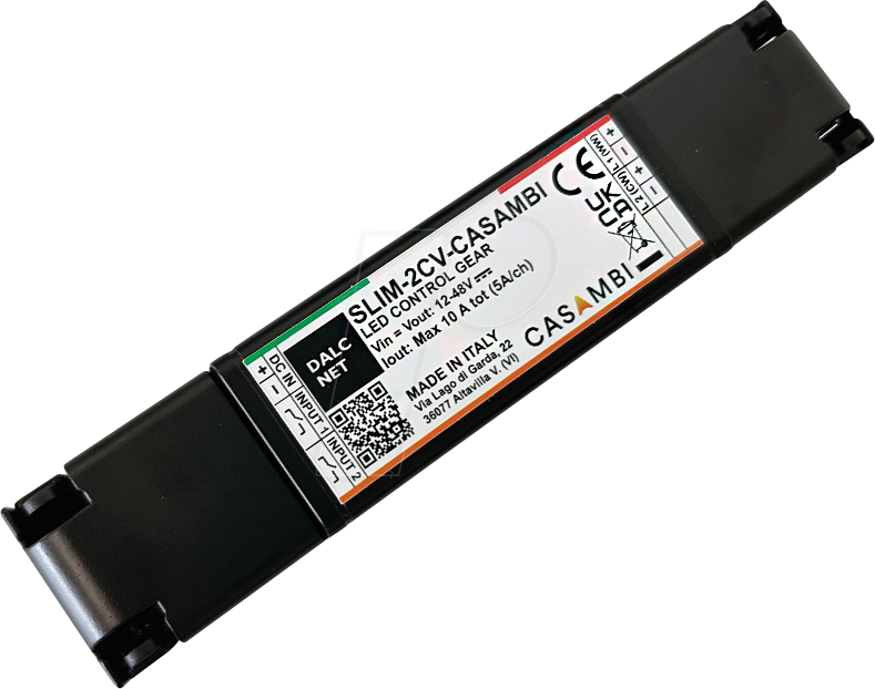 SLIM-2CV-CASAMBI - LED-Dimmer, PWM, 12 V - 48 V, 5 A CV, Casambi, 2 Ausgänge von DALCNET