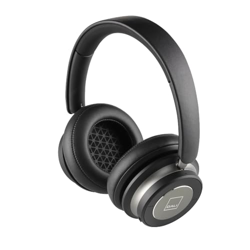 DALI - Kopfhörer IO-6 - Kabellosen/Bluetooth - Aktive Rauschunterdrückung - Akkulaufzeit: 30 Stunden - Mikrofon eingebaut - schalldicht - DREI Bedienelemente - Farbe: Schwarz von DALI