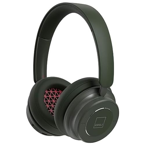DALI Kopfhörer IO-6 – Premium Over-Ear HiFi-Sound, Bluetooth 5.0, Active Noise Cancelling (ANC), Lange Akkulaufzeit bis zu 30 Std., Inkl. USB-C & Miniklinkenkabel, Komfortables Design von DALI